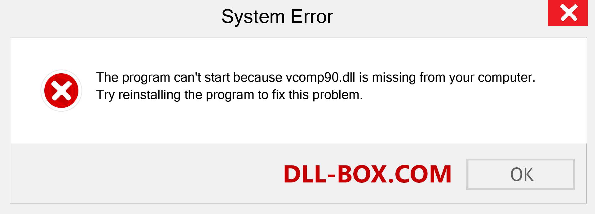  vcomp90.dll file is missing?. Download for Windows 7, 8, 10 - Fix  vcomp90 dll Missing Error on Windows, photos, images
